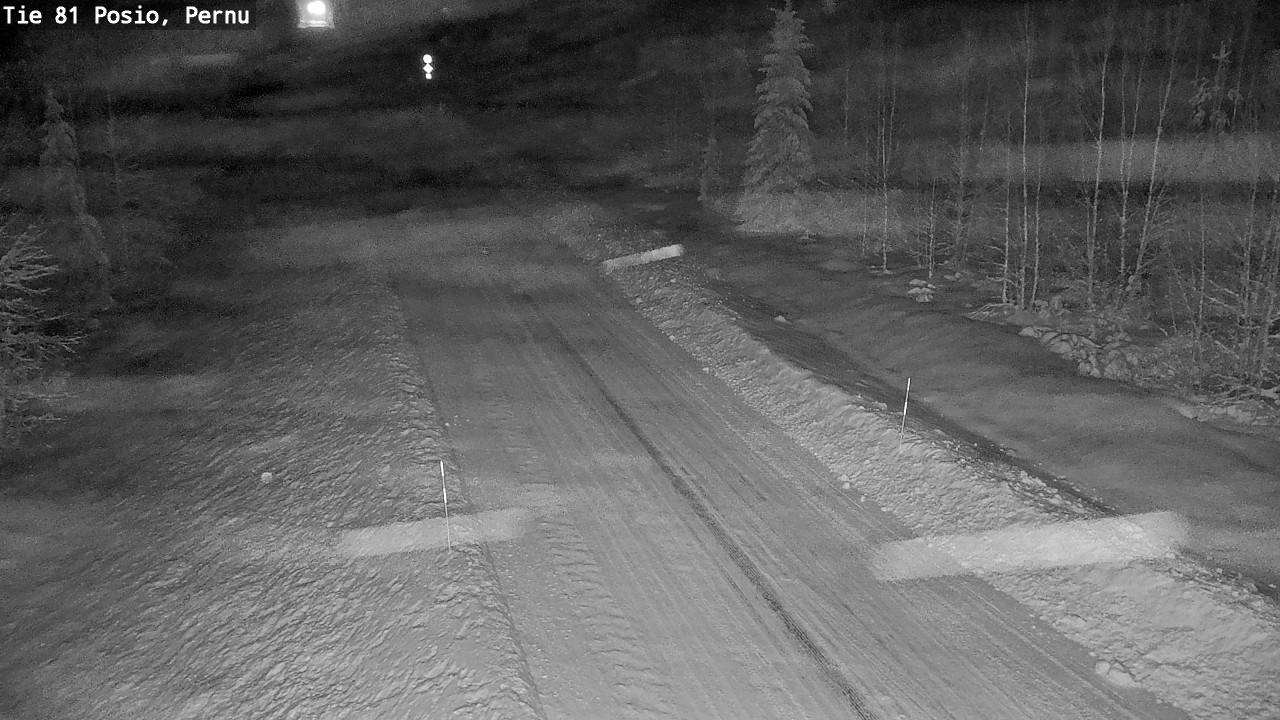 Weather Camera Image Road 81 Posio, Pernu, Posio, Lappi