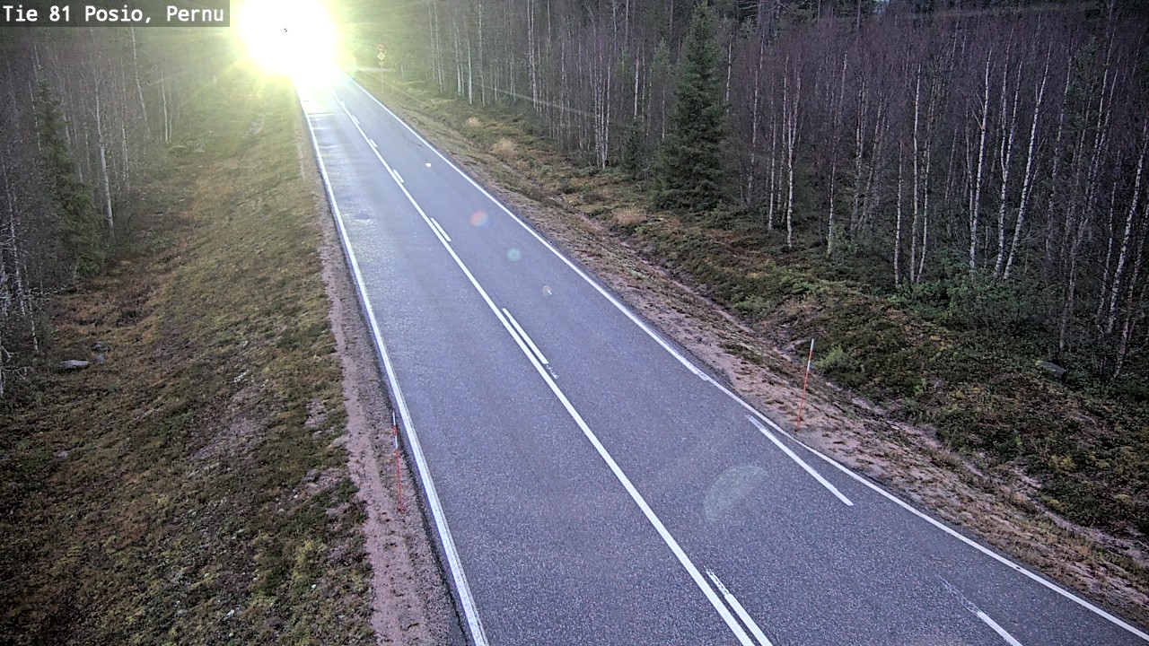 Kelikamerat Kuva Tie 81 Posio, Pernu, Posio, Lappi