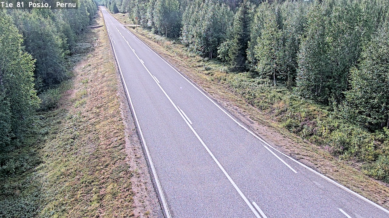 Weather Camera Image Road 81 Posio, Pernu, Posio, Lappi