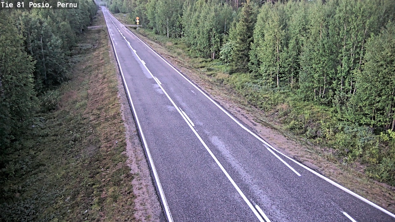 Kelikamerat Kuva Tie 81 Posio, Pernu, Posio, Lappi