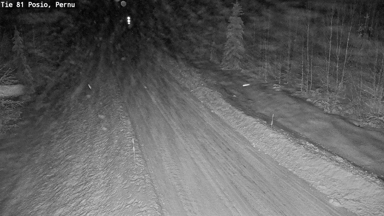 Weather Camera Image Road 81 Posio, Pernu, Posio, Lappi