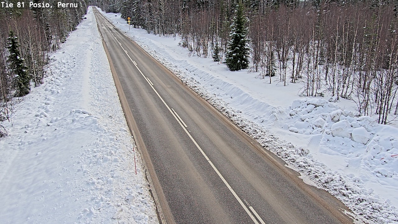 Kelikamerat Kuva Tie 81 Posio, Pernu, Posio, Lappi