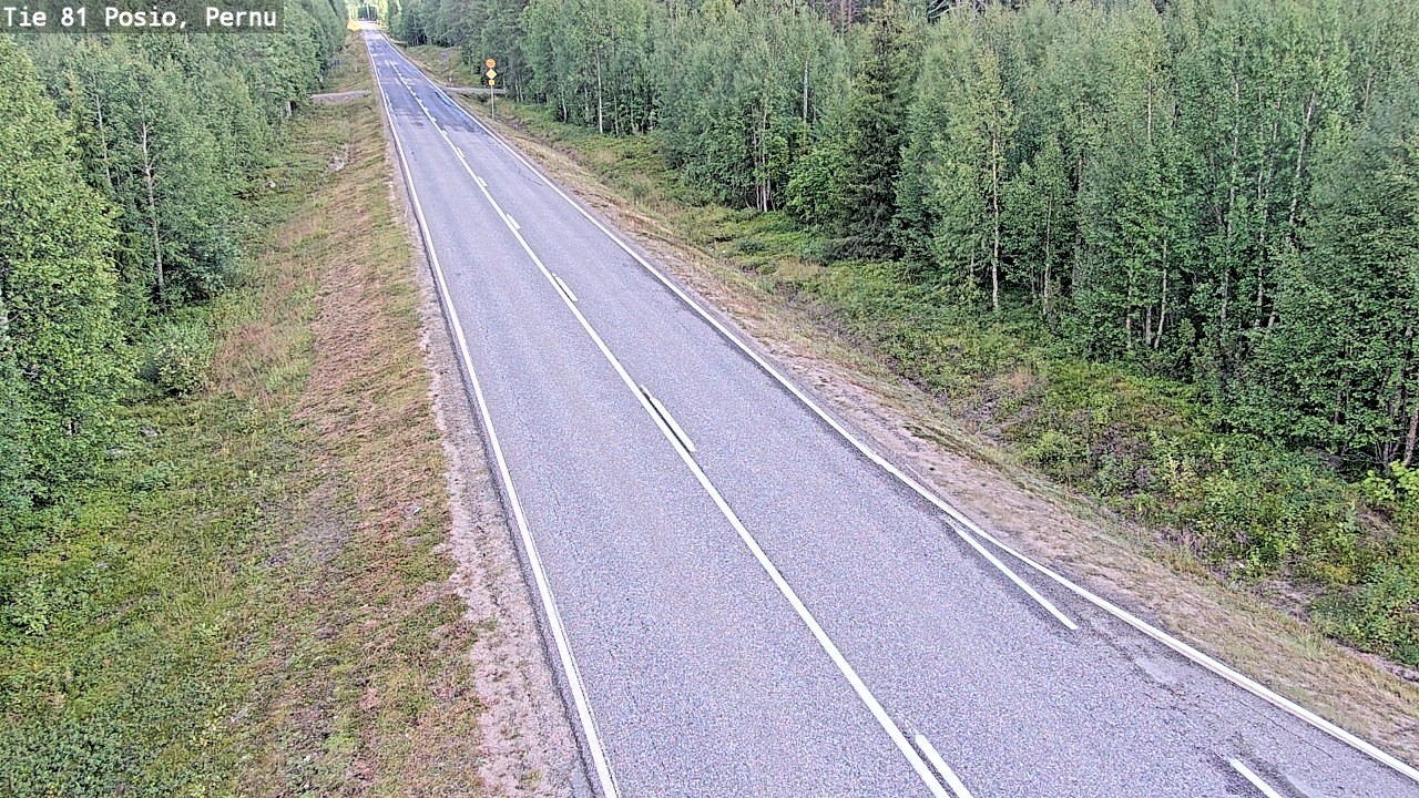 Kelikamerat Kuva Tie 81 Posio, Pernu, Posio, Lappi