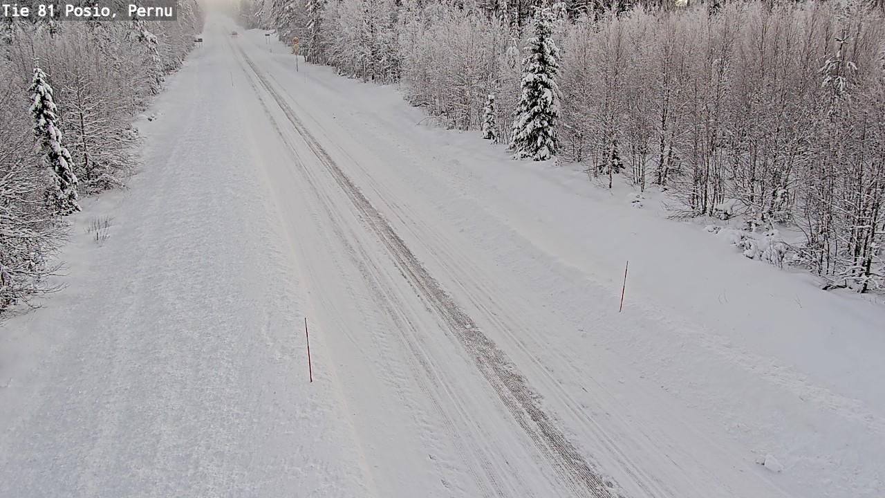 Weather Camera Image Road 81 Posio, Pernu, Posio, Lappi