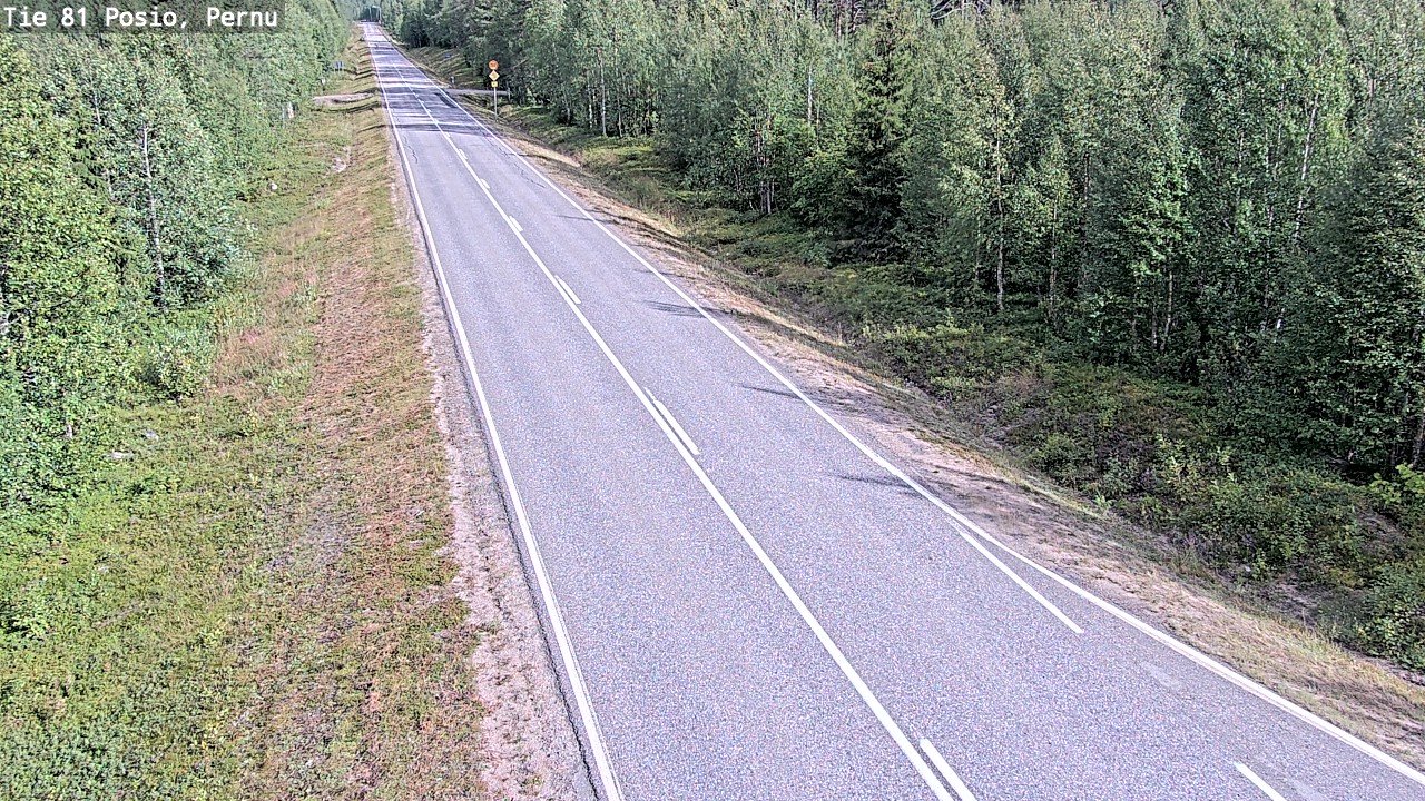 Kelikamerat Kuva Tie 81 Posio, Pernu, Posio, Lappi