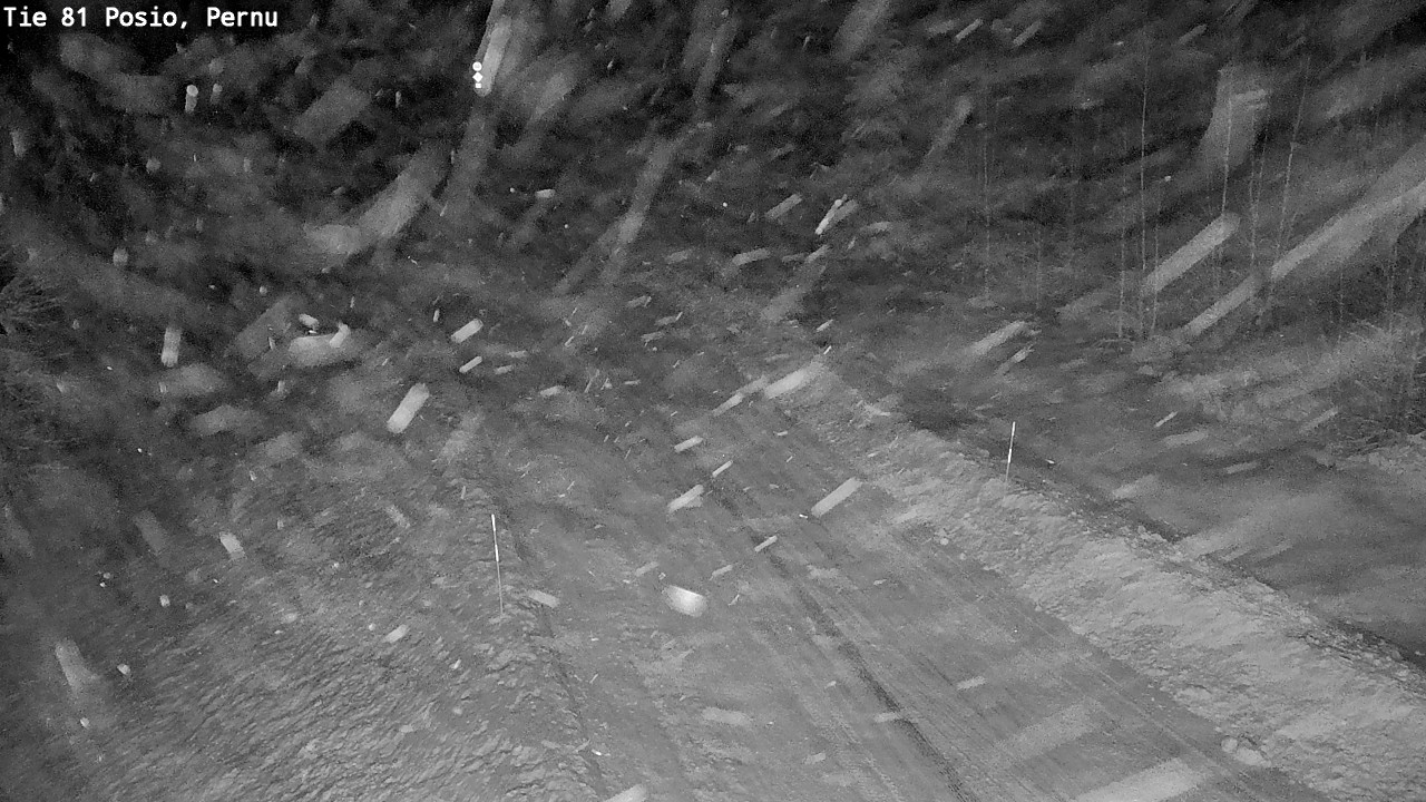 Weather Camera Image Road 81 Posio, Pernu, Posio, Lappi