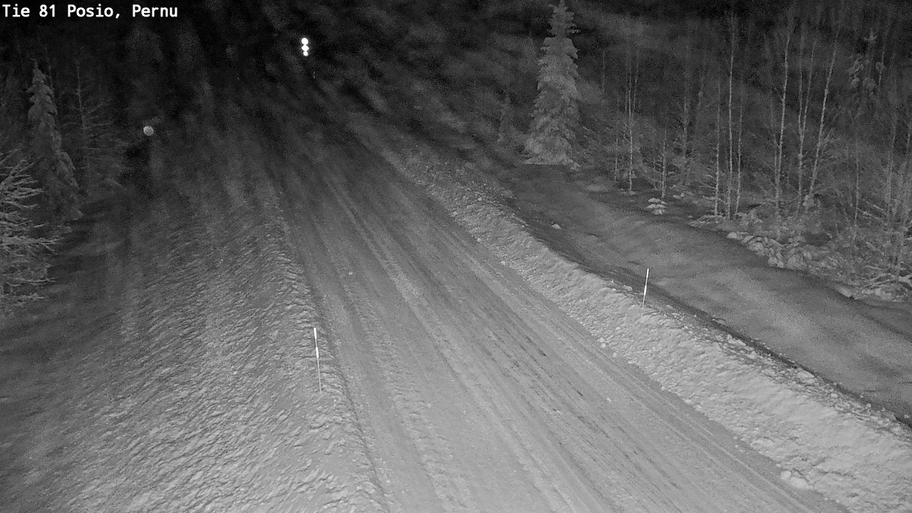 Weather Camera Image Road 81 Posio, Pernu, Posio, Lappi