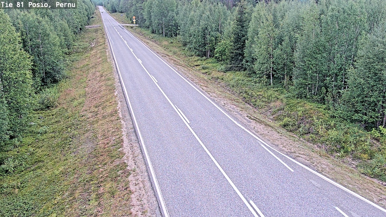 Weather Camera Image Road 81 Posio, Pernu, Posio, Lappi