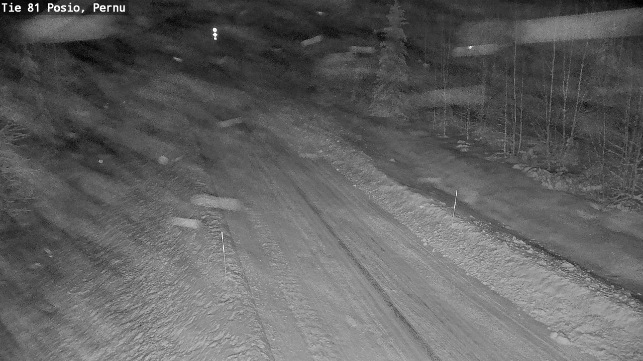 Weather Camera Image Road 81 Posio, Pernu, Posio, Lappi