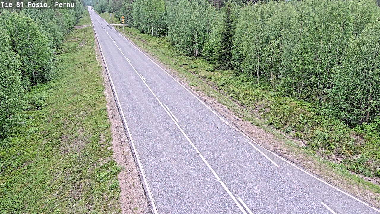 Kelikamerat Kuva Tie 81 Posio, Pernu, Posio, Lappi