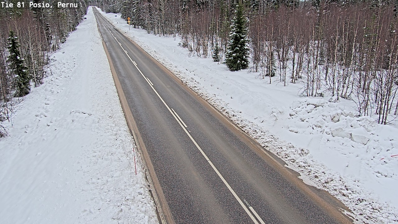 Kelikamerat Kuva Tie 81 Posio, Pernu, Posio, Lappi
