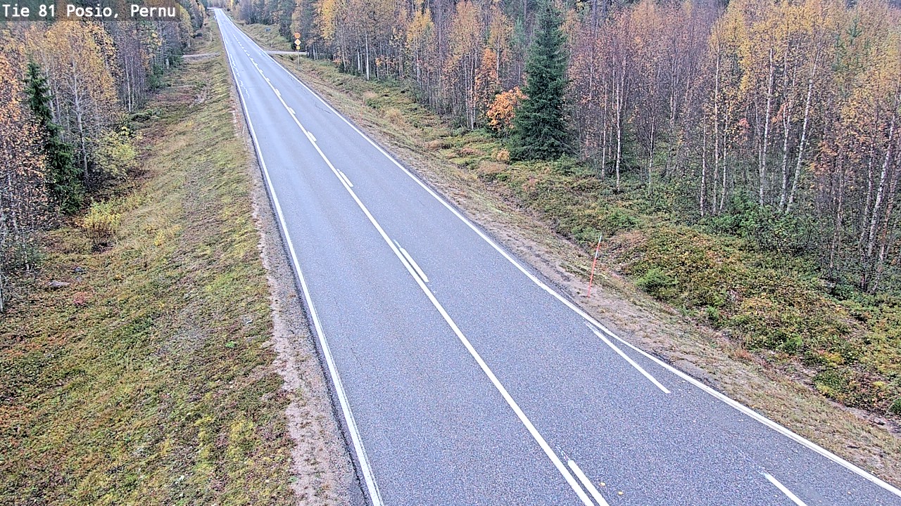 Kelikamerat Kuva Tie 81 Posio, Pernu, Posio, Lappi