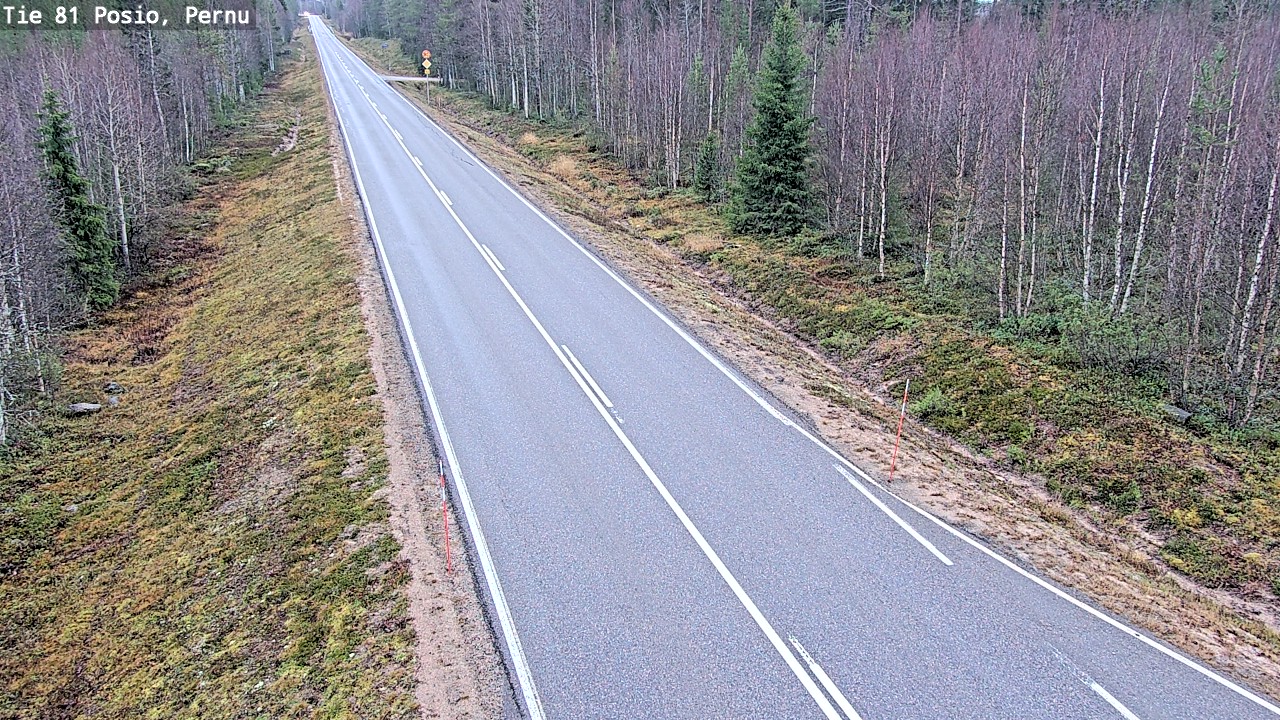 Kelikamerat Kuva Tie 81 Posio, Pernu, Posio, Lappi