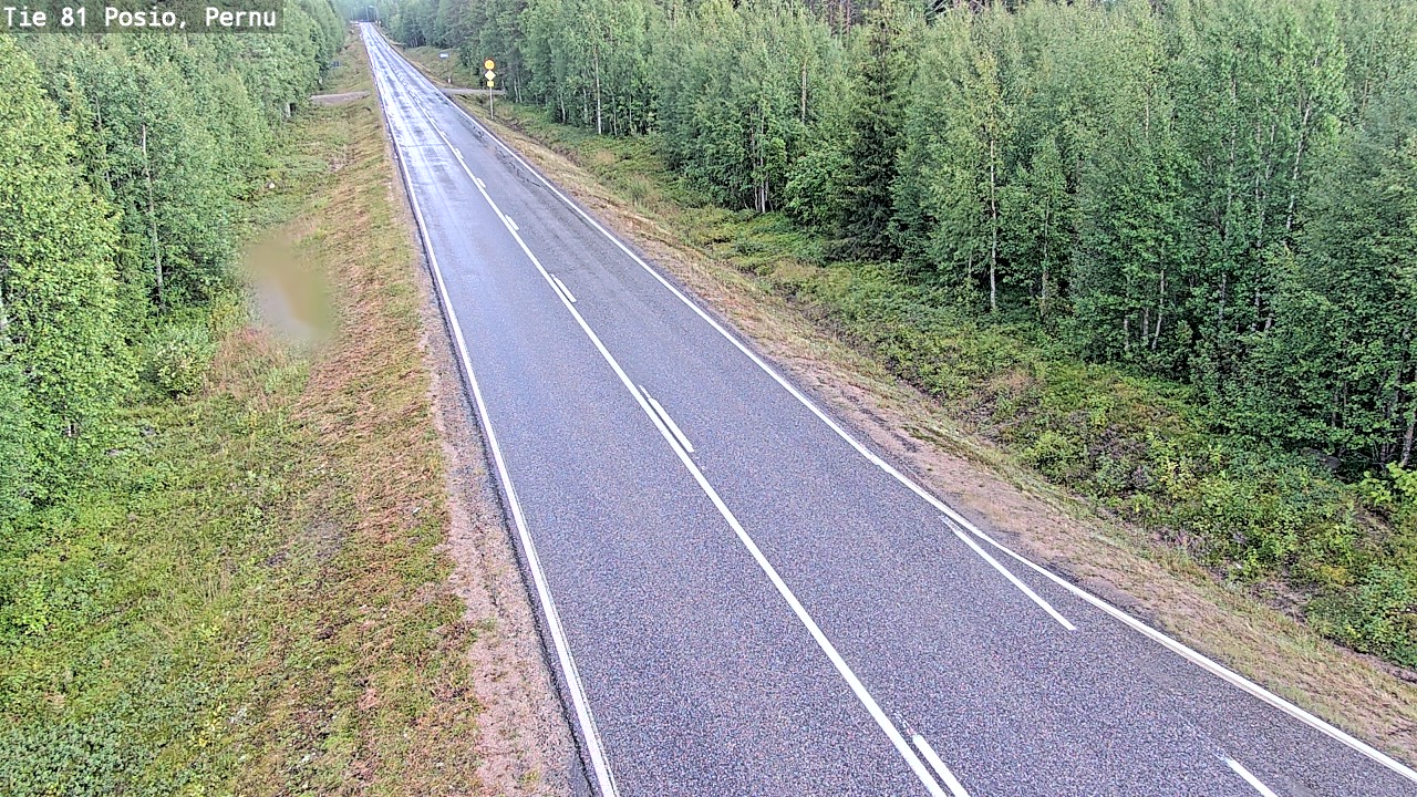 Kelikamerat Kuva Tie 81 Posio, Pernu, Posio, Lappi