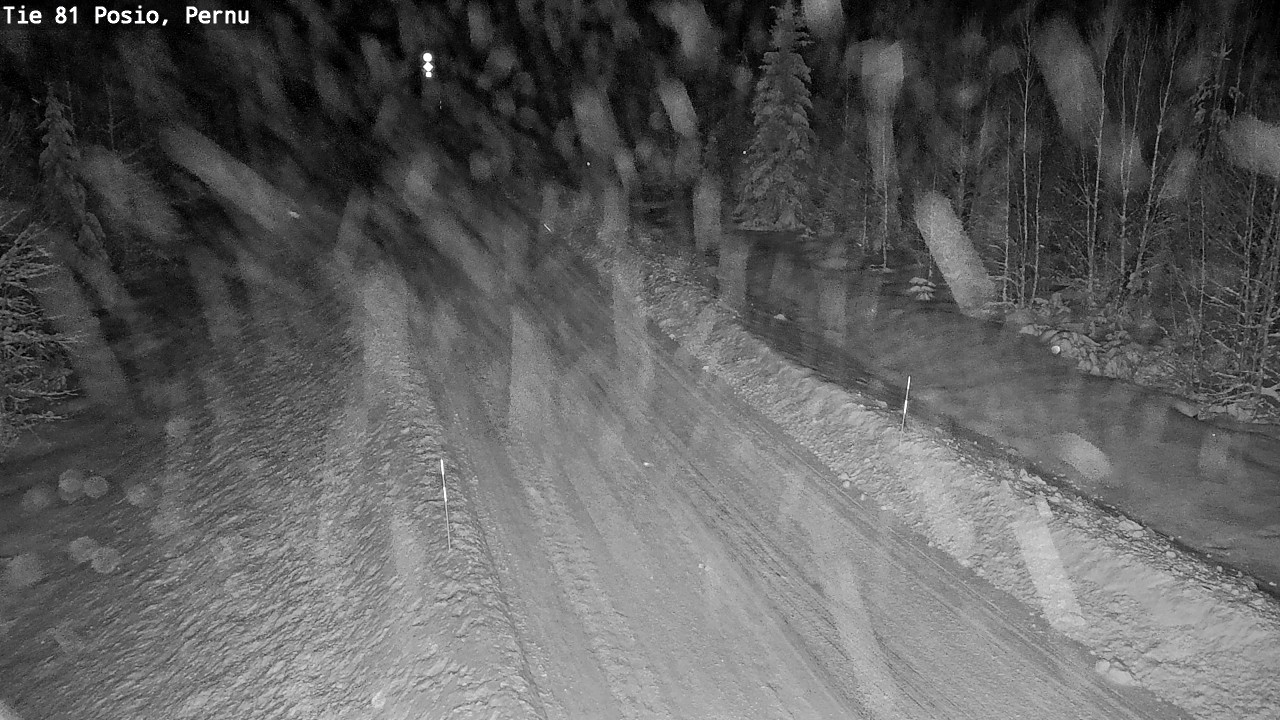 Weather Camera Image Road 81 Posio, Pernu, Posio, Lappi