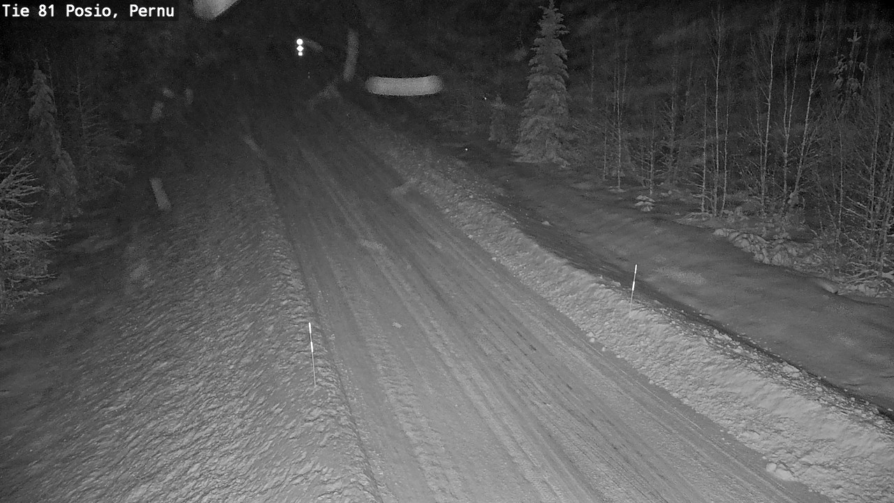 Weather Camera Image Road 81 Posio, Pernu, Posio, Lappi