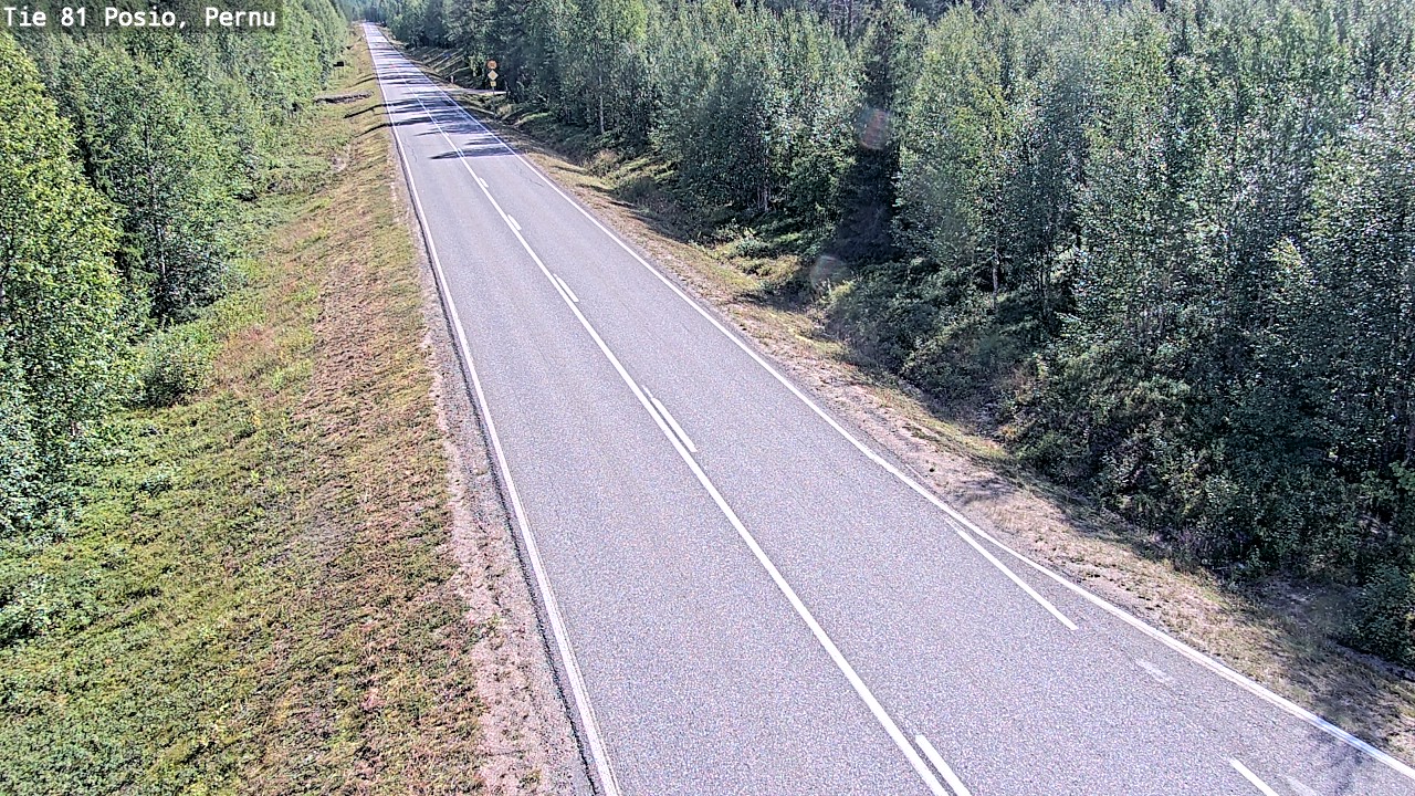 Weather Camera Image Road 81 Posio, Pernu, Posio, Lappi