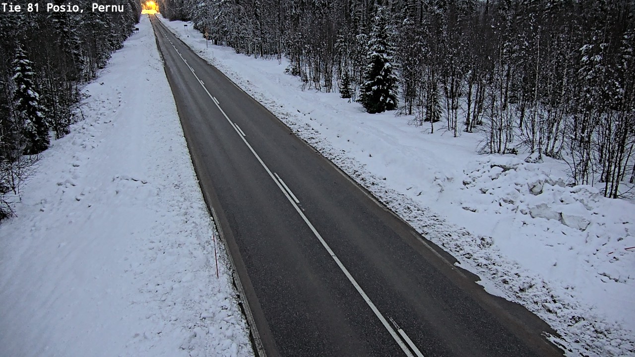 Kelikamerat Kuva Tie 81 Posio, Pernu, Posio, Lappi
