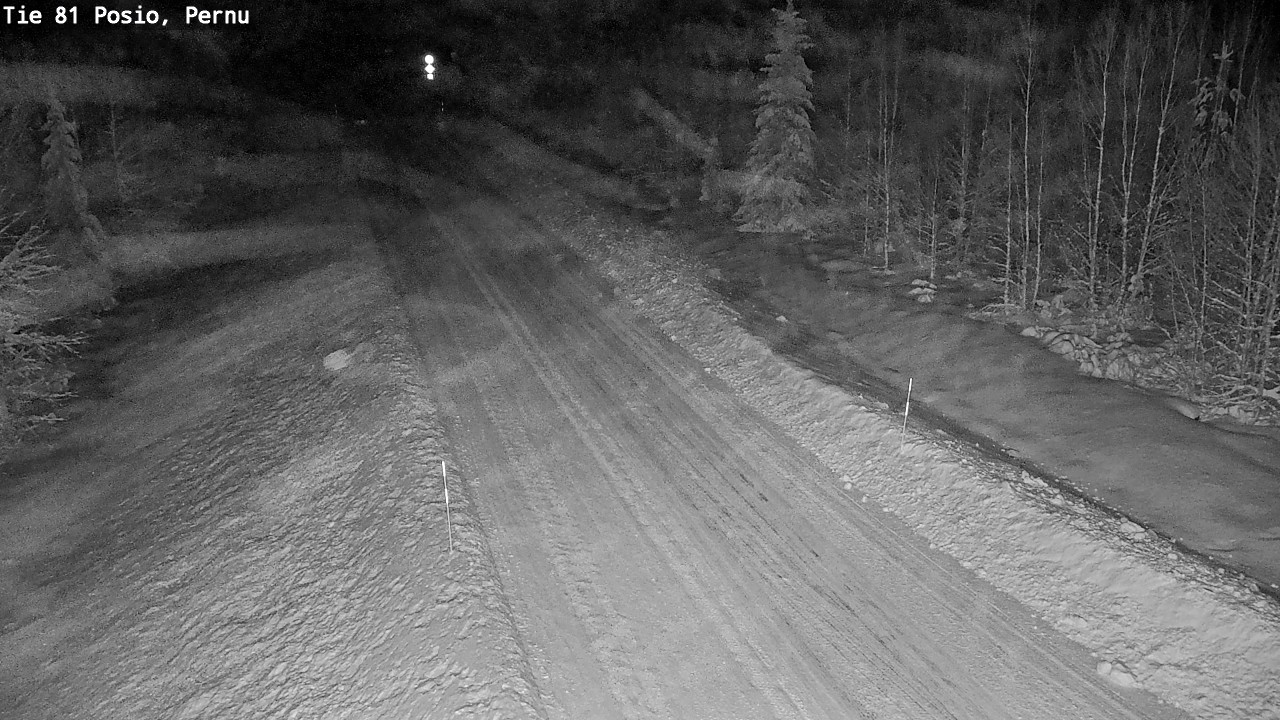 Weather Camera Image Road 81 Posio, Pernu, Posio, Lappi