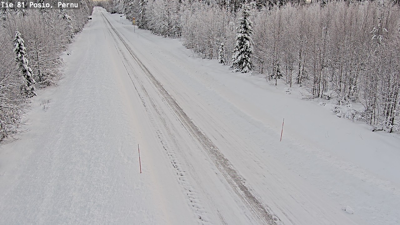 Weather Camera Image Road 81 Posio, Pernu, Posio, Lappi