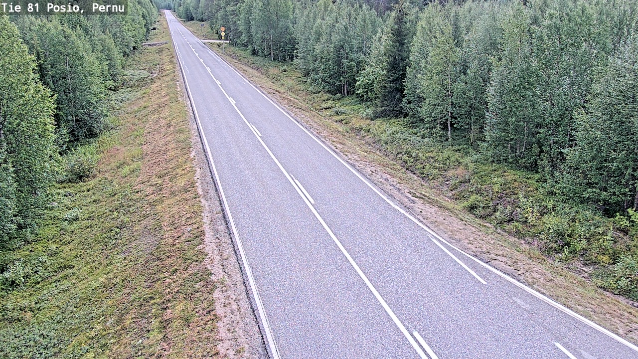 Weather Camera Image Road 81 Posio, Pernu, Posio, Lappi