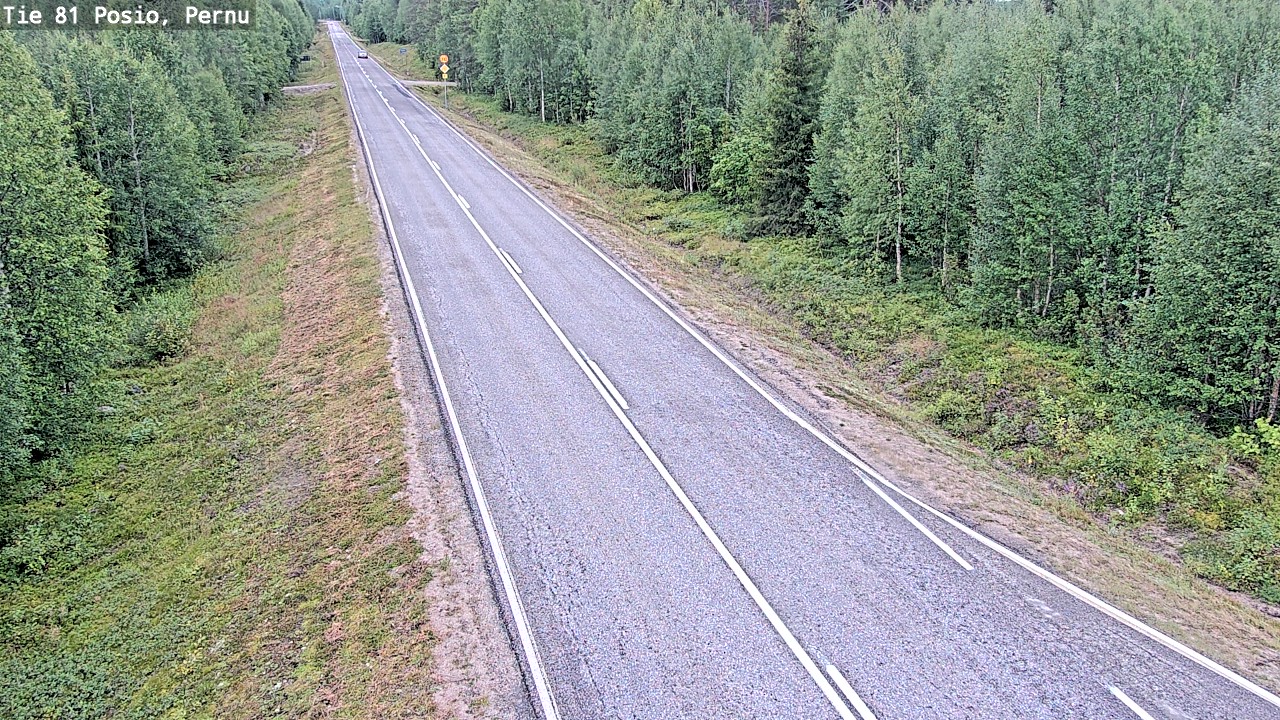 Kelikamerat Kuva Tie 81 Posio, Pernu, Posio, Lappi