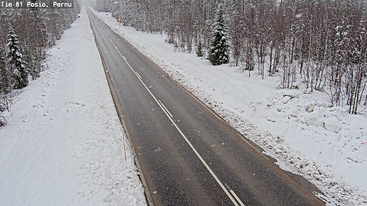 Kelikamerat Kuva Tie 81 Posio, Pernu, Posio, Lappi