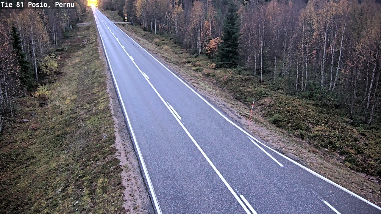 Kelikamerat Kuva Tie 81 Posio, Pernu, Posio, Lappi
