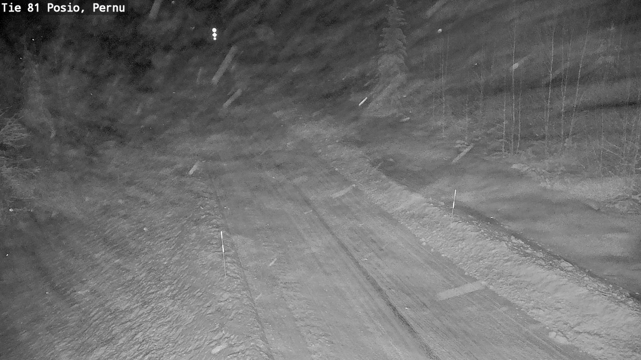 Weather Camera Image Road 81 Posio, Pernu, Posio, Lappi