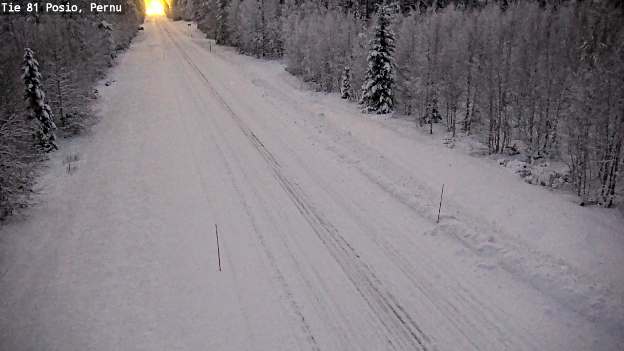 Kelikamerat Kuva Tie 81 Posio, Pernu, Posio, Lappi