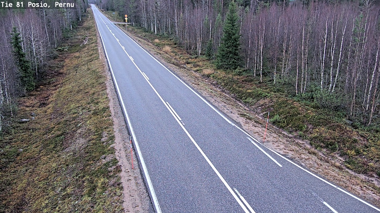 Kelikamerat Kuva Tie 81 Posio, Pernu, Posio, Lappi