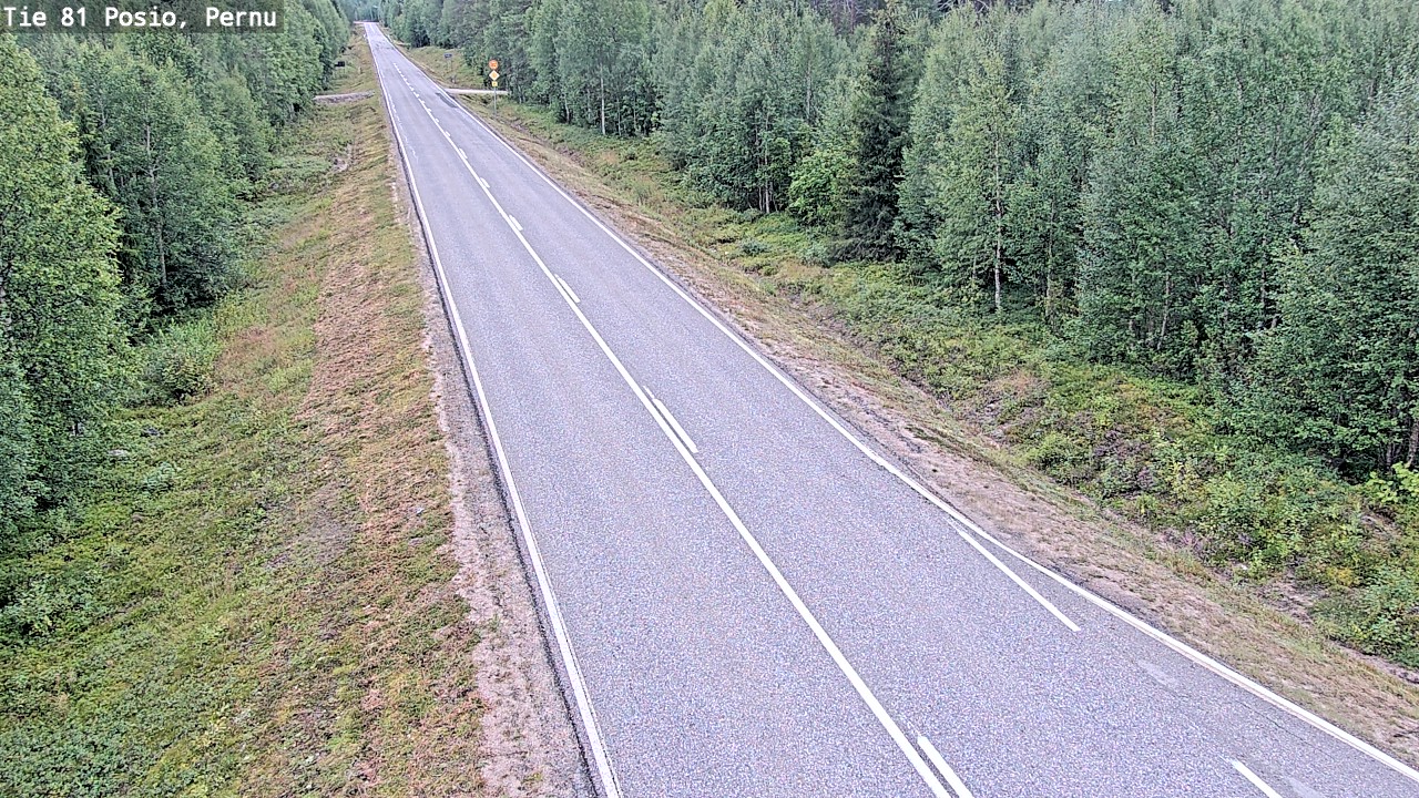 Kelikamerat Kuva Tie 81 Posio, Pernu, Posio, Lappi