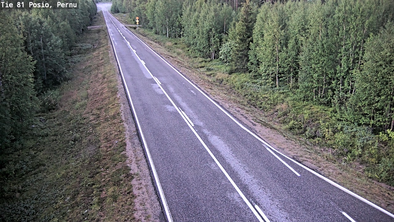 Kelikamerat Kuva Tie 81 Posio, Pernu, Posio, Lappi