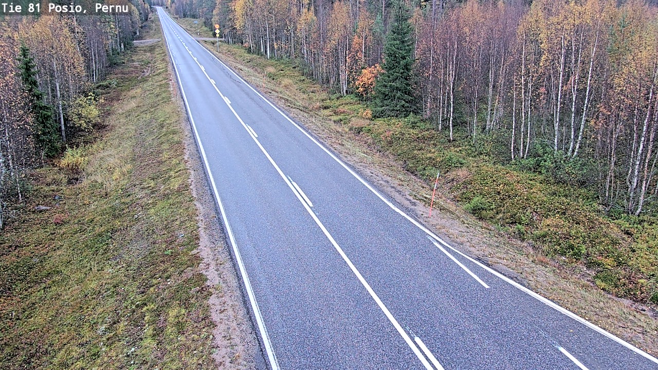 Kelikamerat Kuva Tie 81 Posio, Pernu, Posio, Lappi