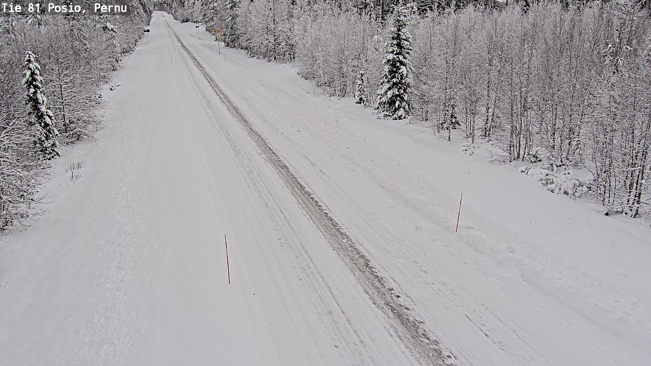 Kelikamerat Kuva Tie 81 Posio, Pernu, Posio, Lappi