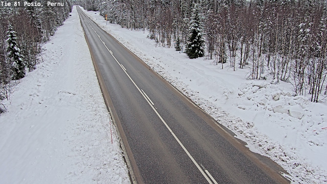 Kelikamerat Kuva Tie 81 Posio, Pernu, Posio, Lappi