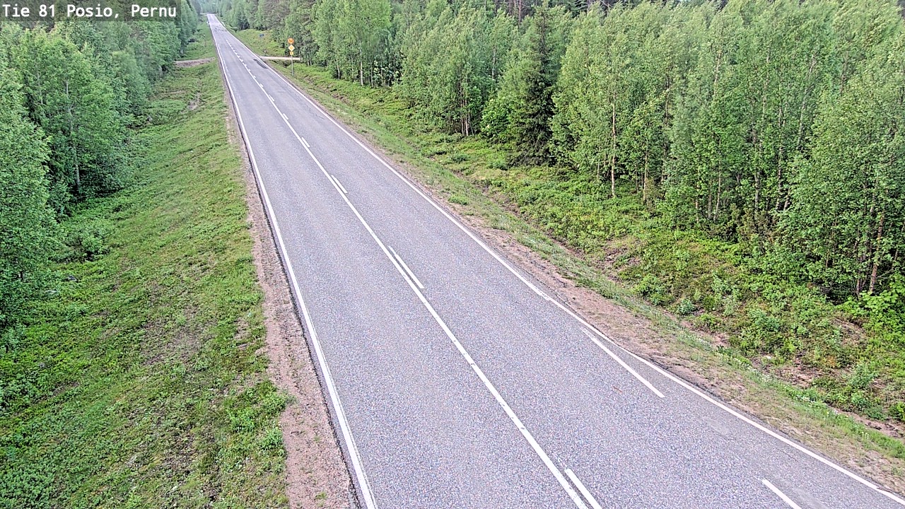 Kelikamerat Kuva Tie 81 Posio, Pernu, Posio, Lappi