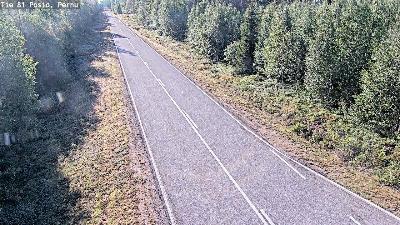 Weather Camera Image Road 81 Posio, Pernu, Posio, Lappi