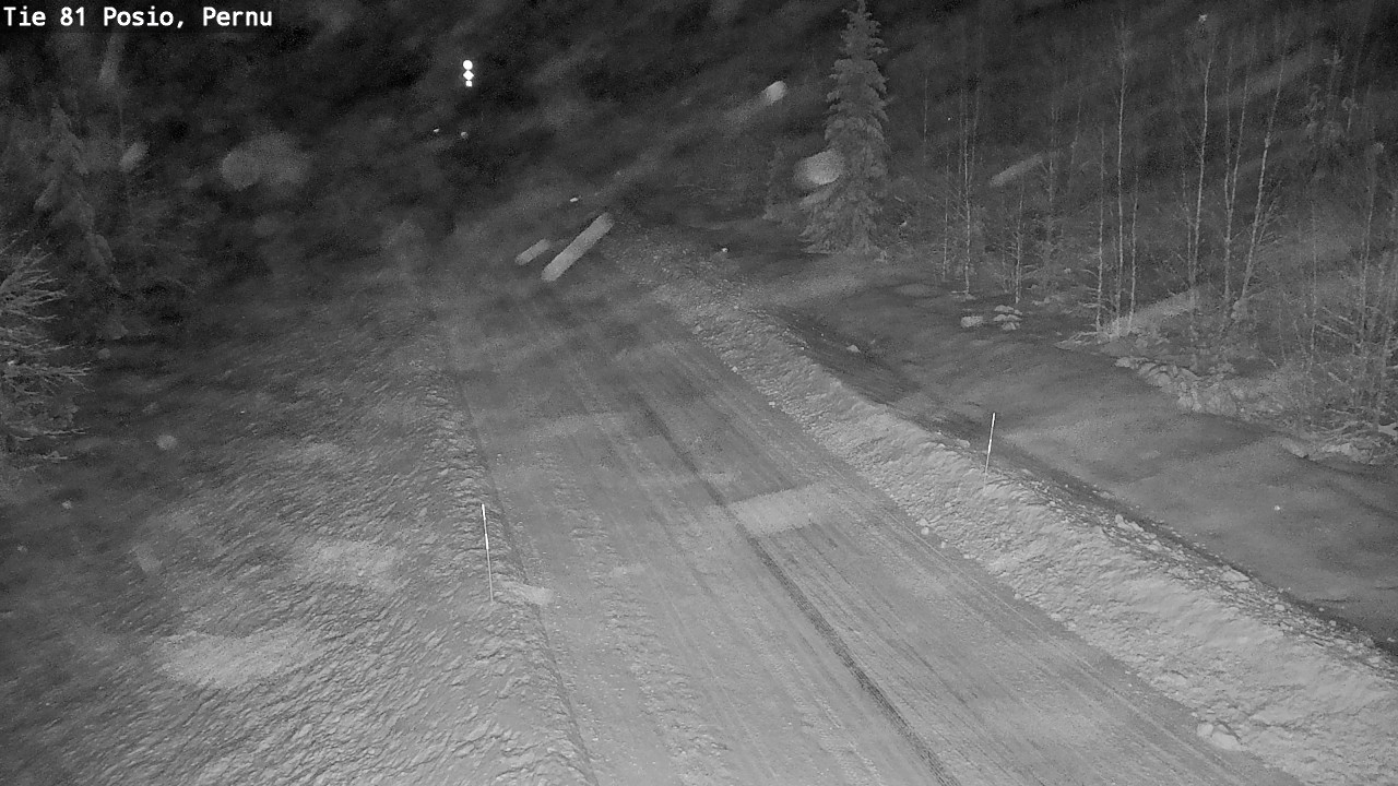 Weather Camera Image Road 81 Posio, Pernu, Posio, Lappi