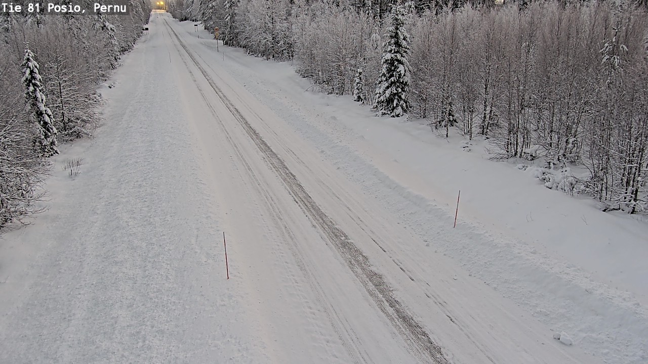 Weather Camera Image Road 81 Posio, Pernu, Posio, Lappi