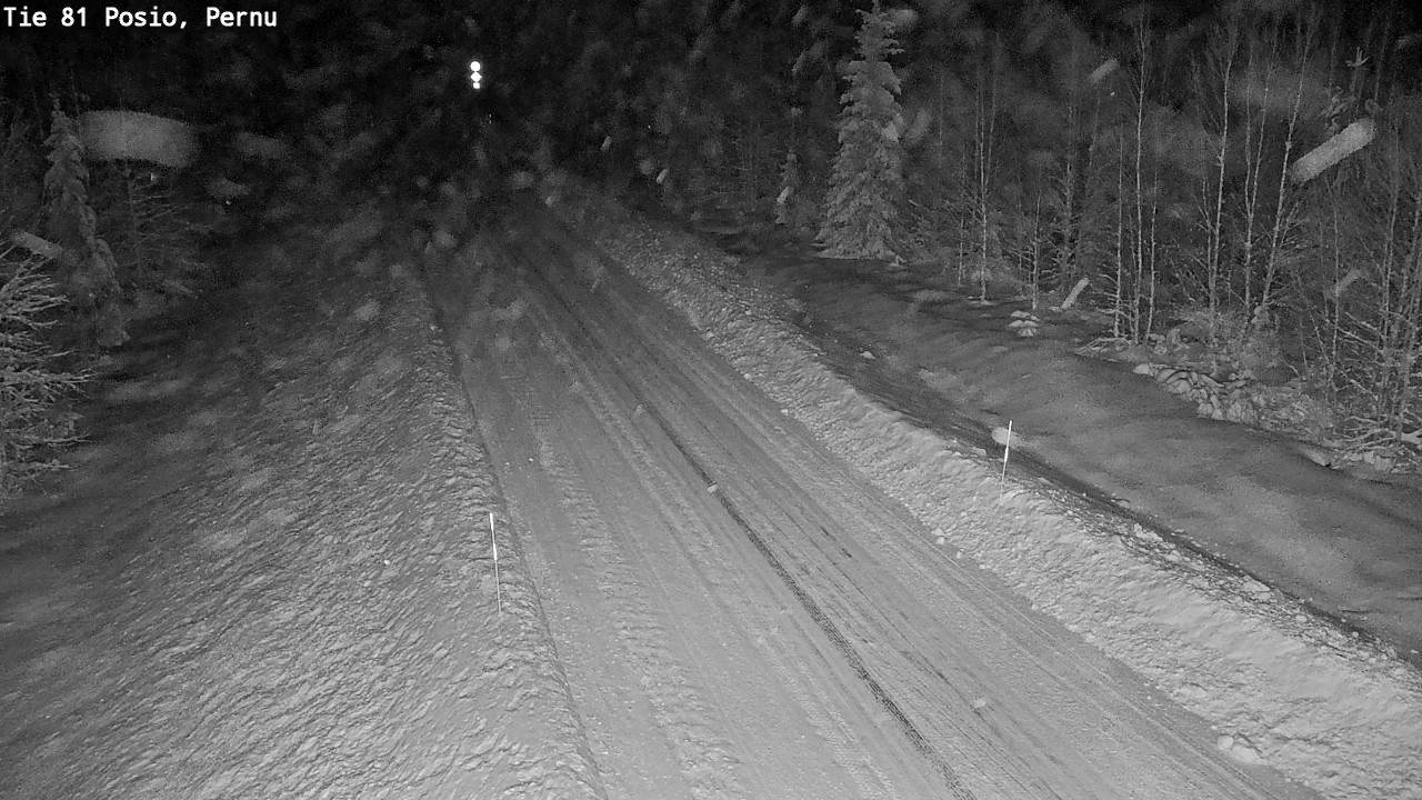 Weather Camera Image Road 81 Posio, Pernu, Posio, Lappi