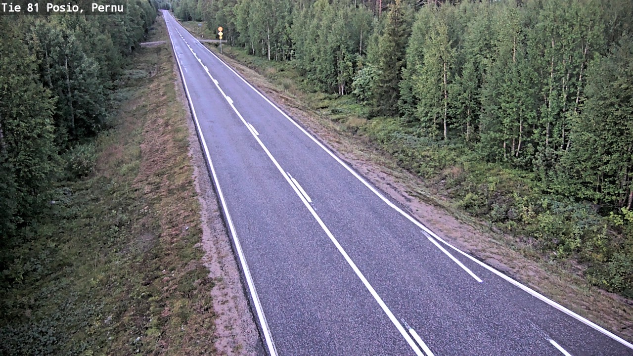 Kelikamerat Kuva Tie 81 Posio, Pernu, Posio, Lappi