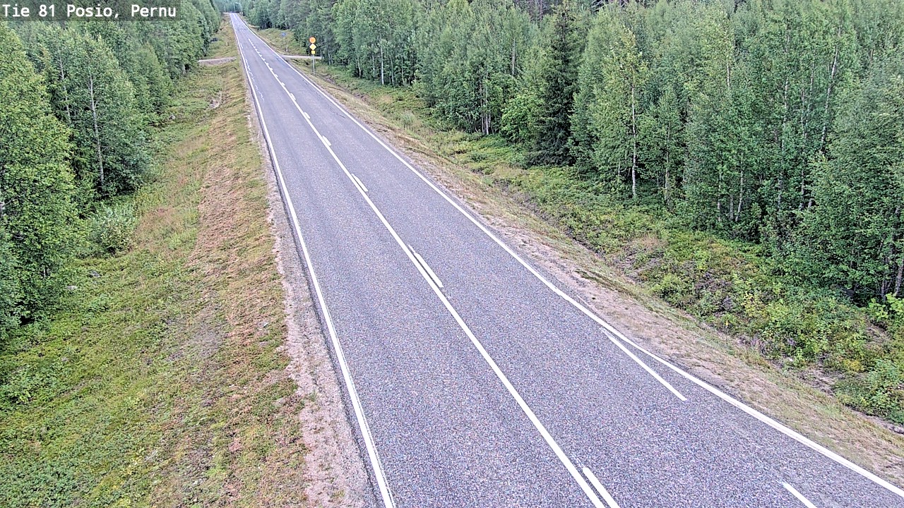 Kelikamerat Kuva Tie 81 Posio, Pernu, Posio, Lappi