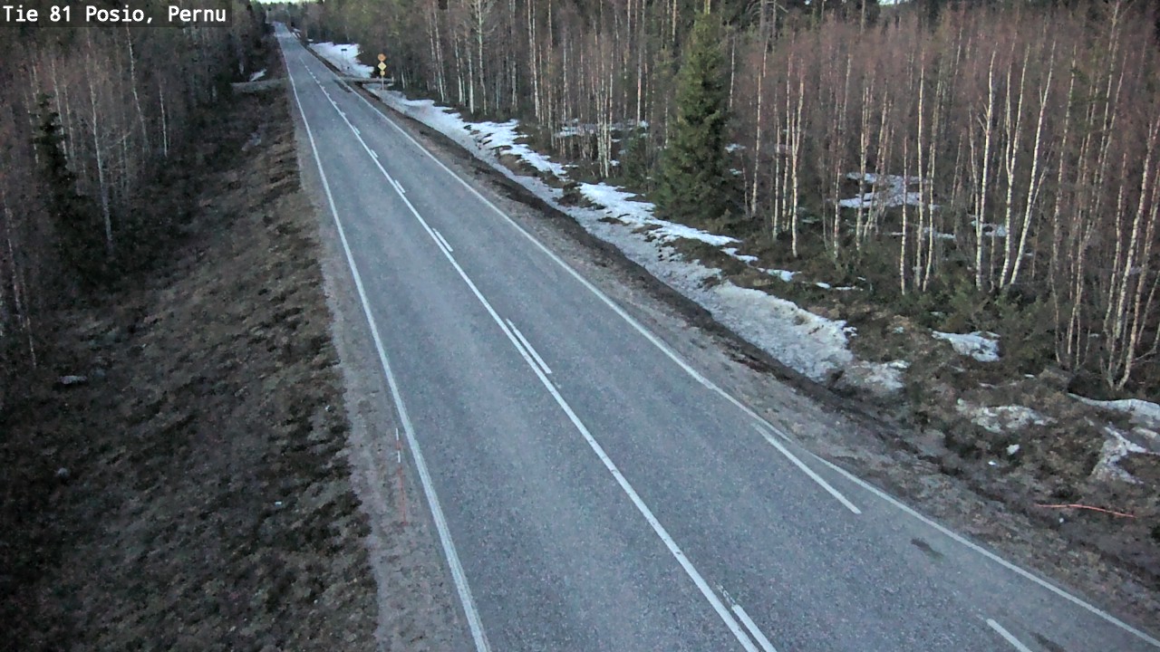 Kelikamerat Kuva Tie 81 Posio, Pernu, Posio, Lappi