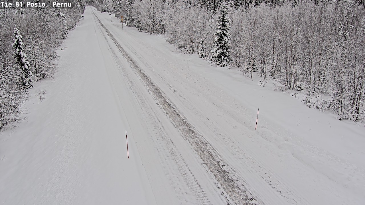 Kelikamerat Kuva Tie 81 Posio, Pernu, Posio, Lappi