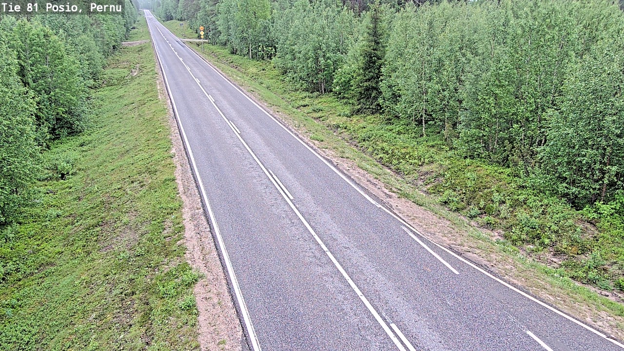 Kelikamerat Kuva Tie 81 Posio, Pernu, Posio, Lappi