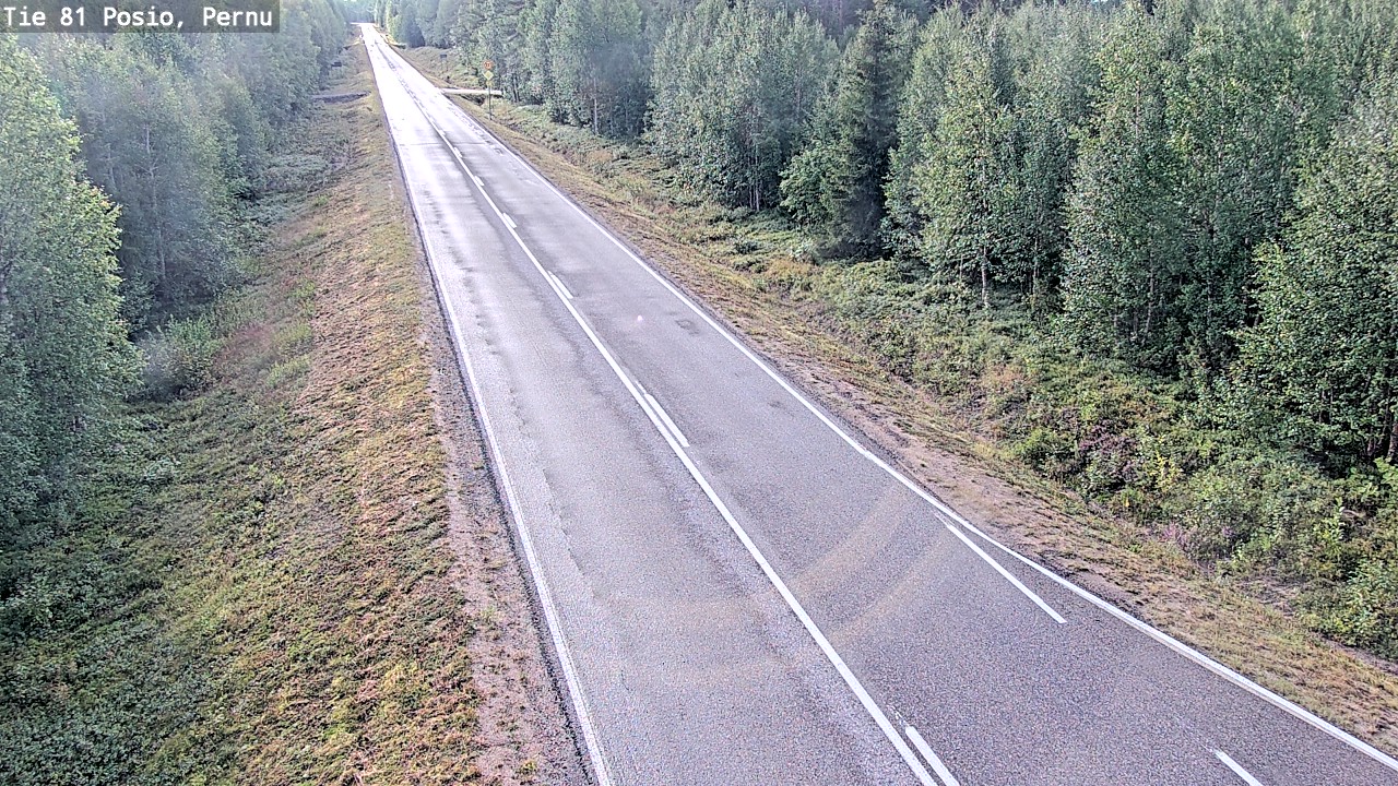 Kelikamerat Kuva Tie 81 Posio, Pernu, Posio, Lappi