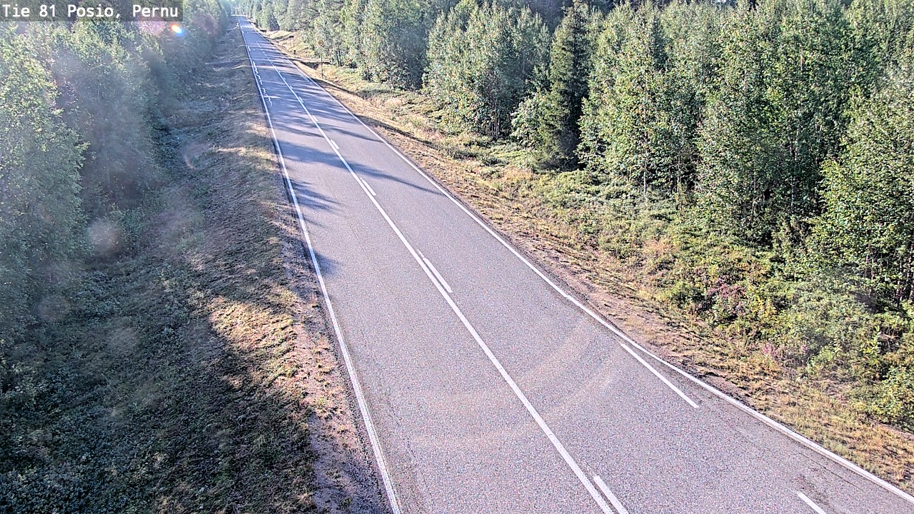 Weather Camera Image Road 81 Posio, Pernu, Posio, Lappi