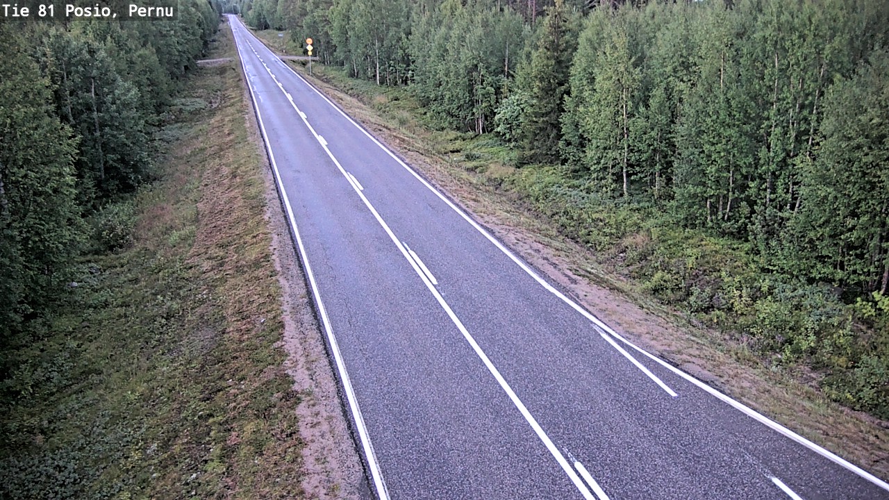Kelikamerat Kuva Tie 81 Posio, Pernu, Posio, Lappi