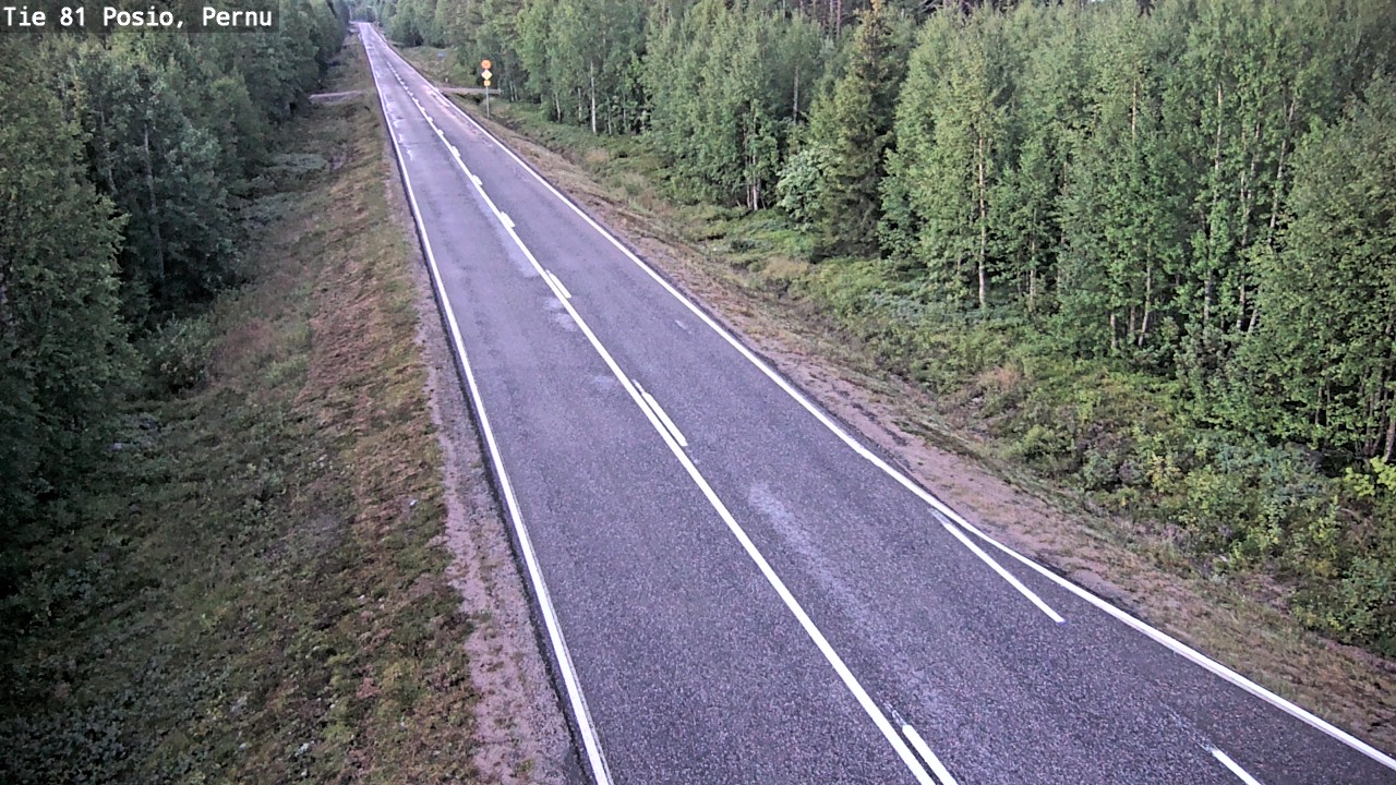 Kelikamerat Kuva Tie 81 Posio, Pernu, Posio, Lappi